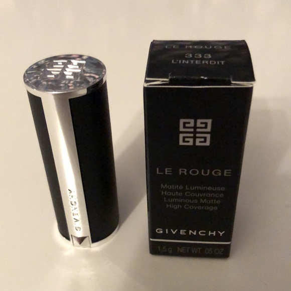 GIVENCHY Le Rouge Matte Lipstick 333 L’Interdit - Picture 6 of 9